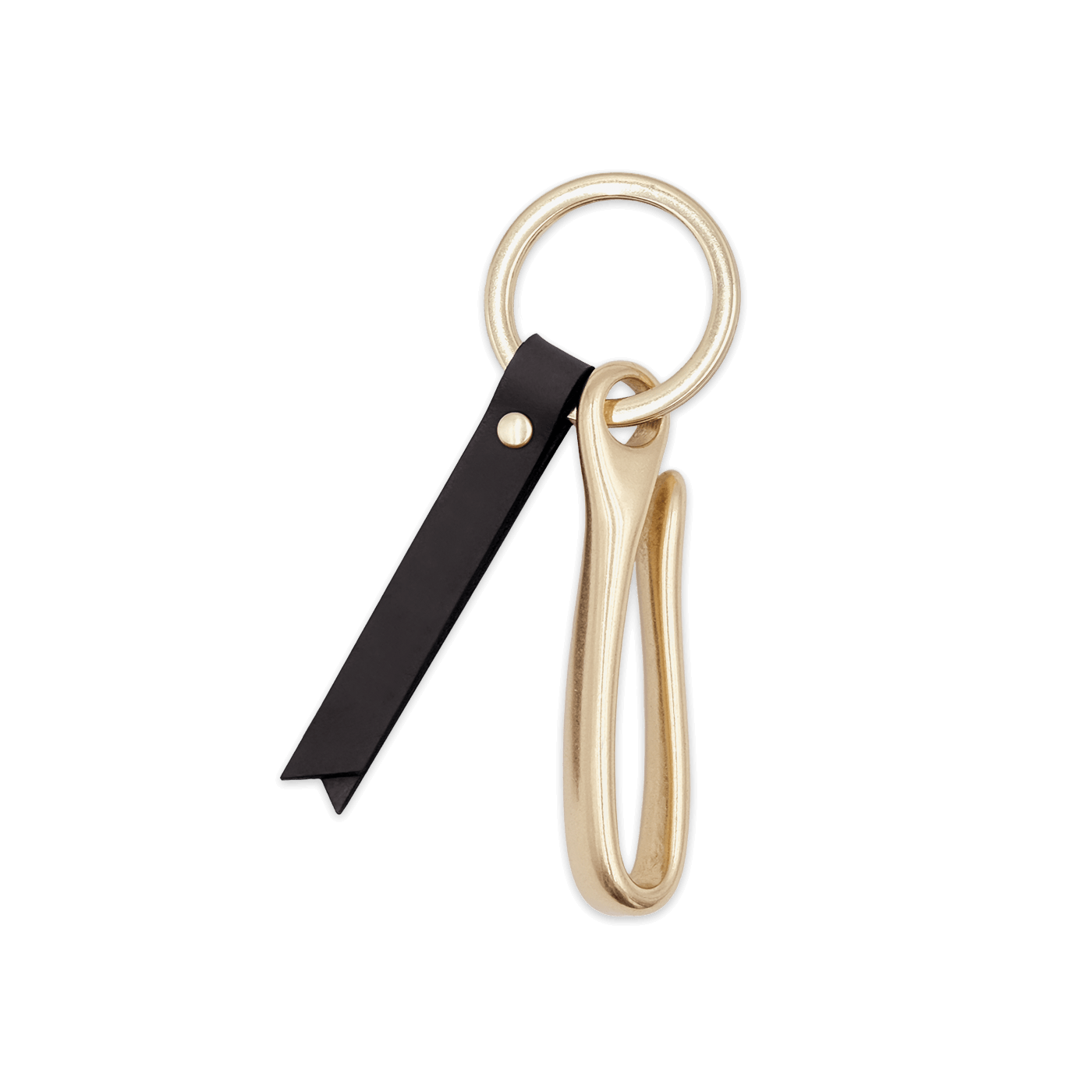 FishHook Keychain in Black