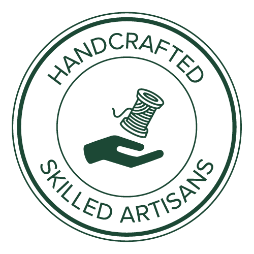 Brand Seal graphic: Handcrafted Skilled Artisans