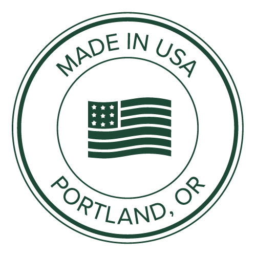 Brand Seal graphic: Made in Portland, OR USA