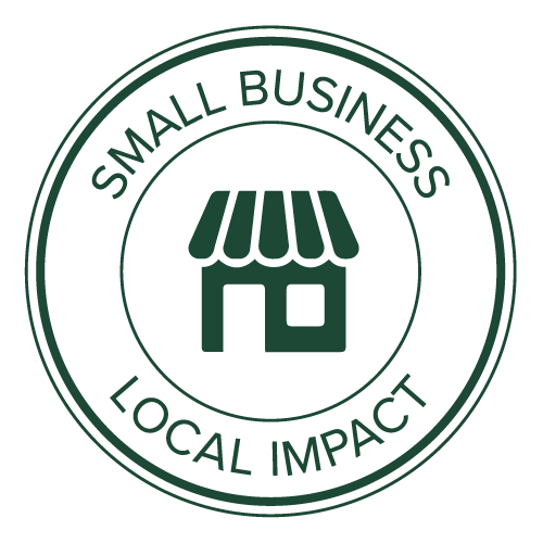 Brand Seal graphic: Small Business Local Impact