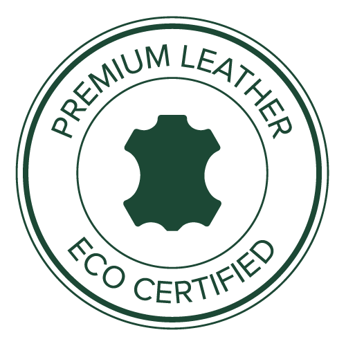 Brand Seal graphic: Premium Leather Eco Certified