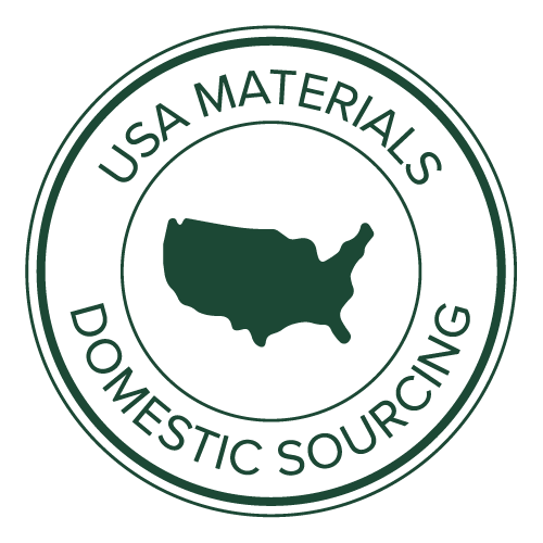 Brand Seal graphic: USA Materials Domestic Sourcing