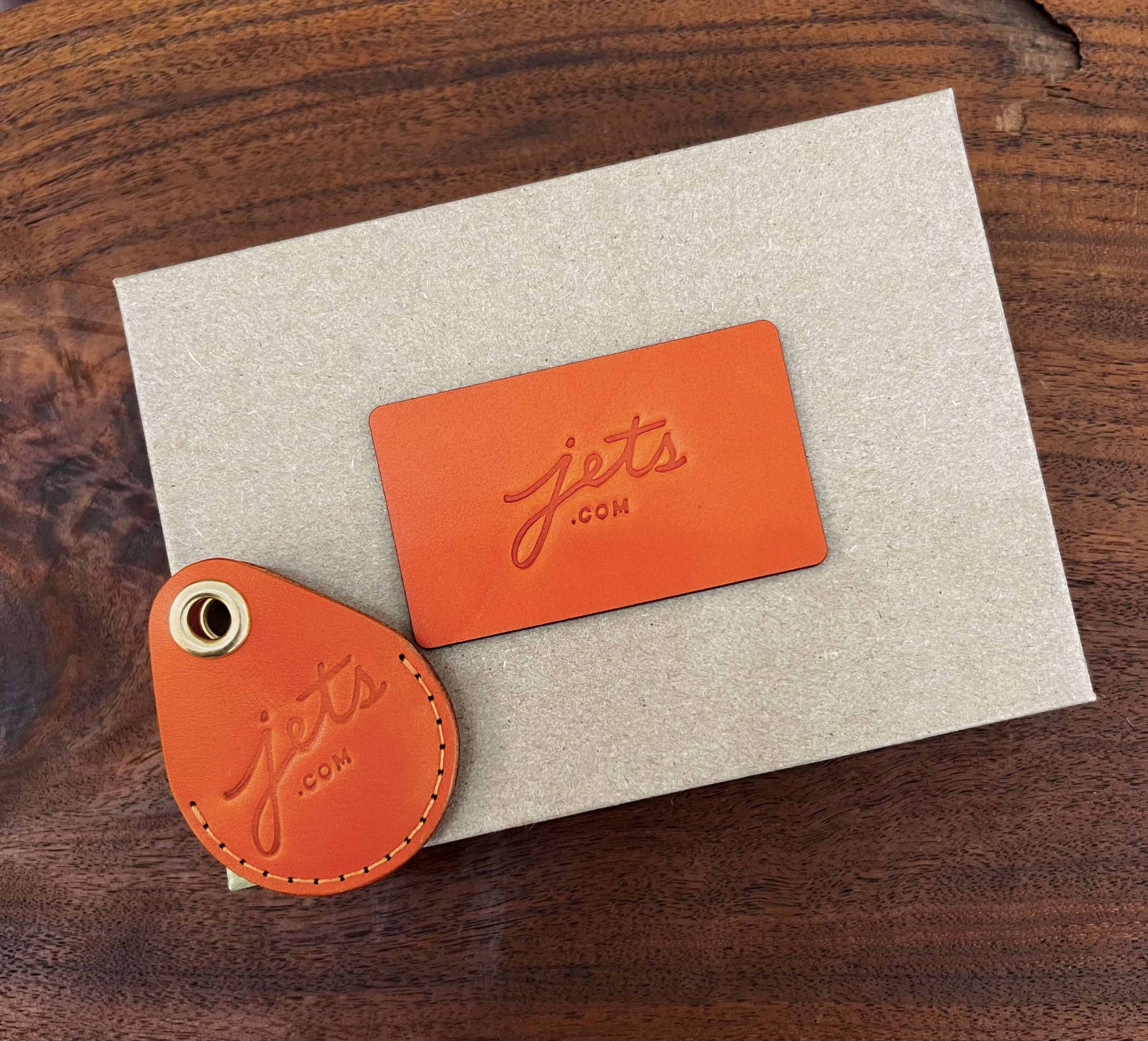 Branded Basic Gift Boxes with Jets.com logo