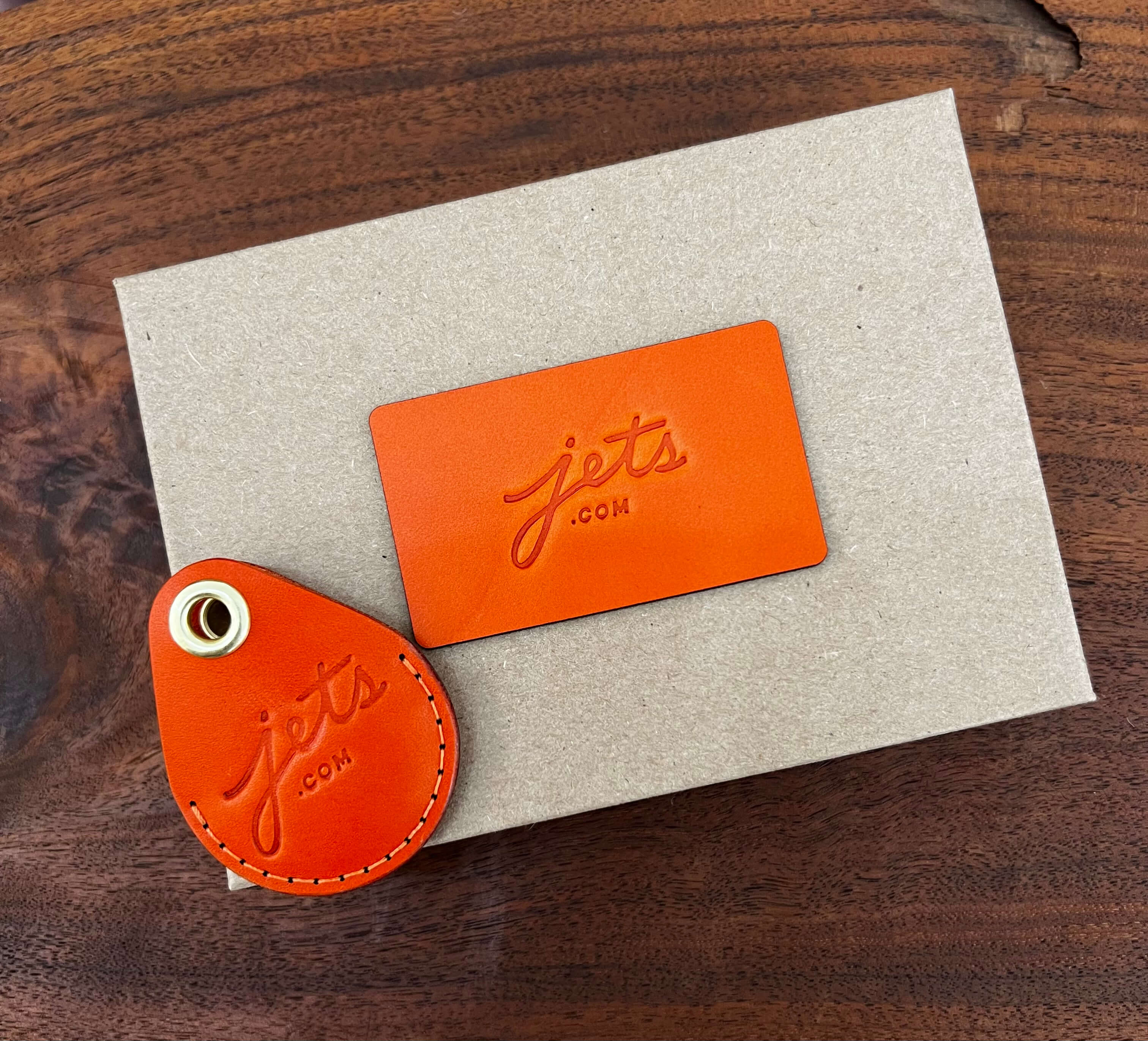 Branded Basic Gift Boxes with Jets.com logo