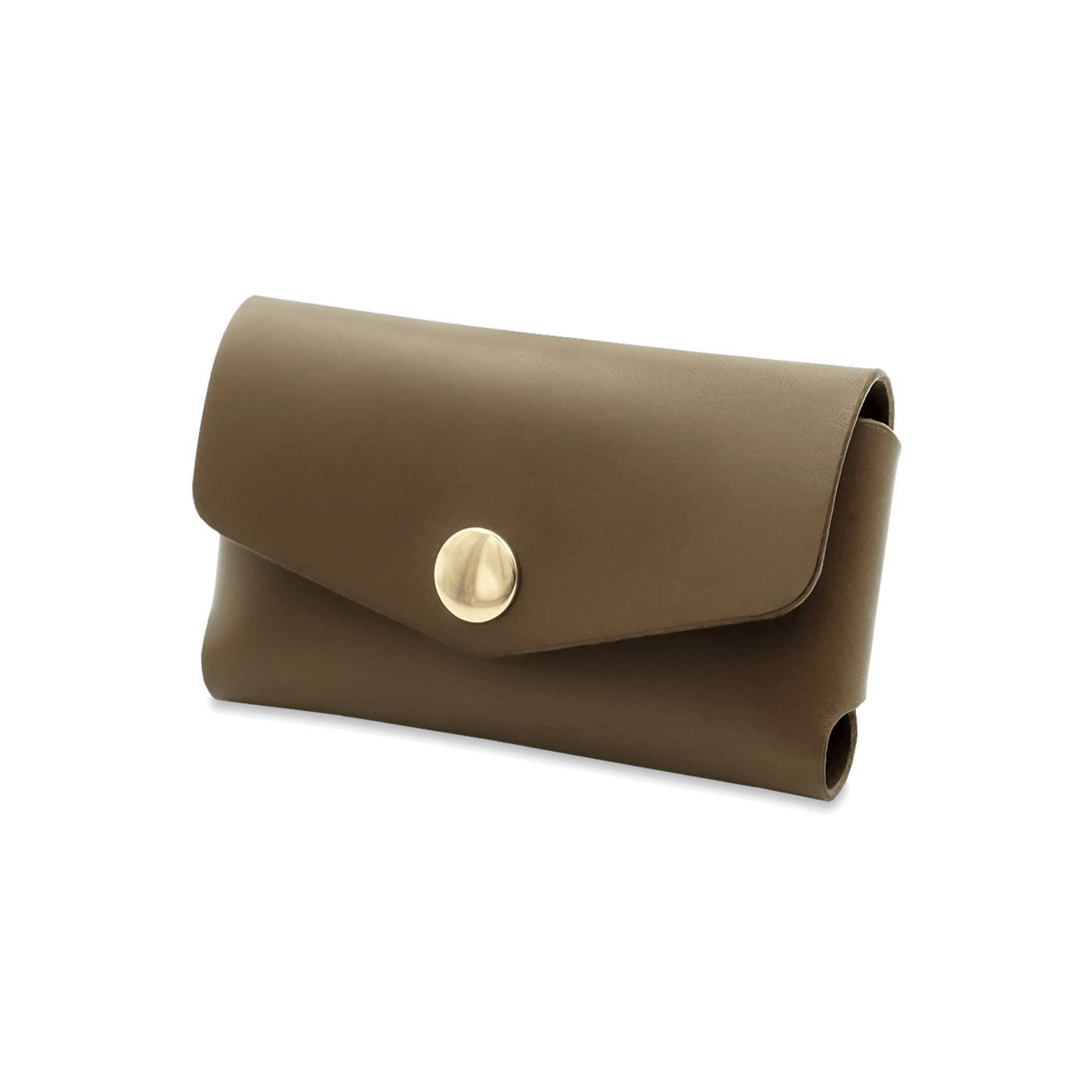 Business Card Holder in olive.