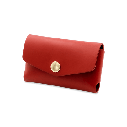 Business Card Holder in red.
