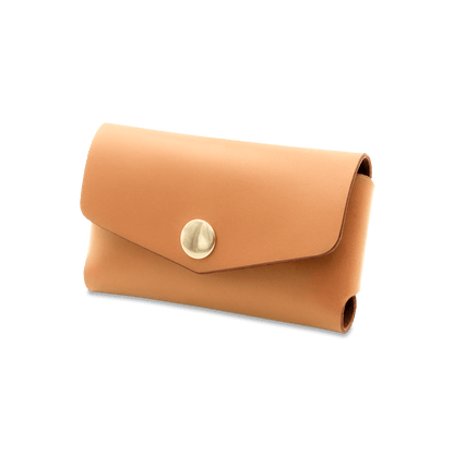 Business Card Holder in tan.