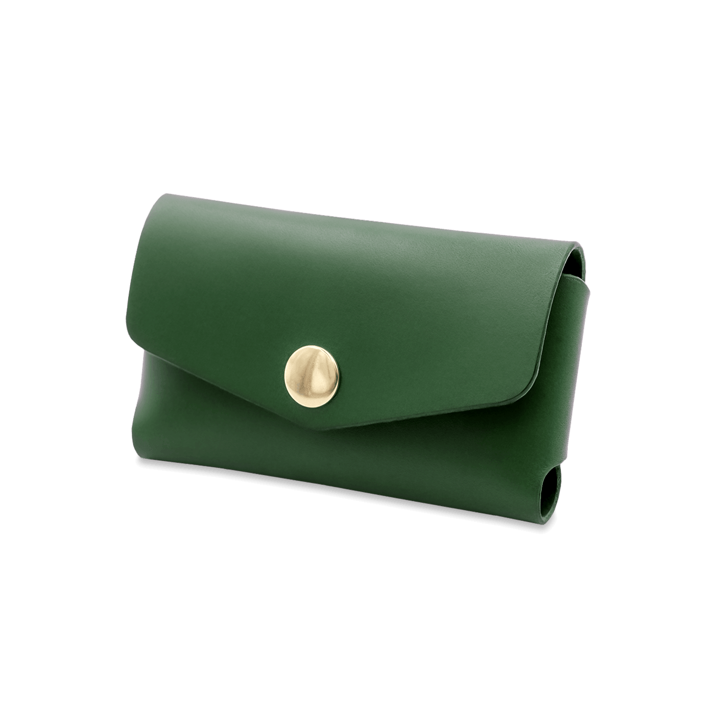 Business Card Holder in green.