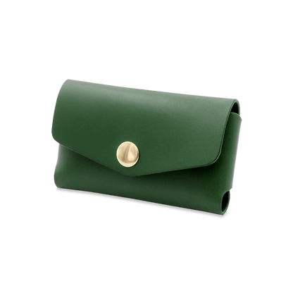 Business Card Holder in green.