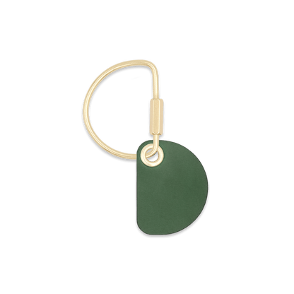 Crescent Keychain  in Green