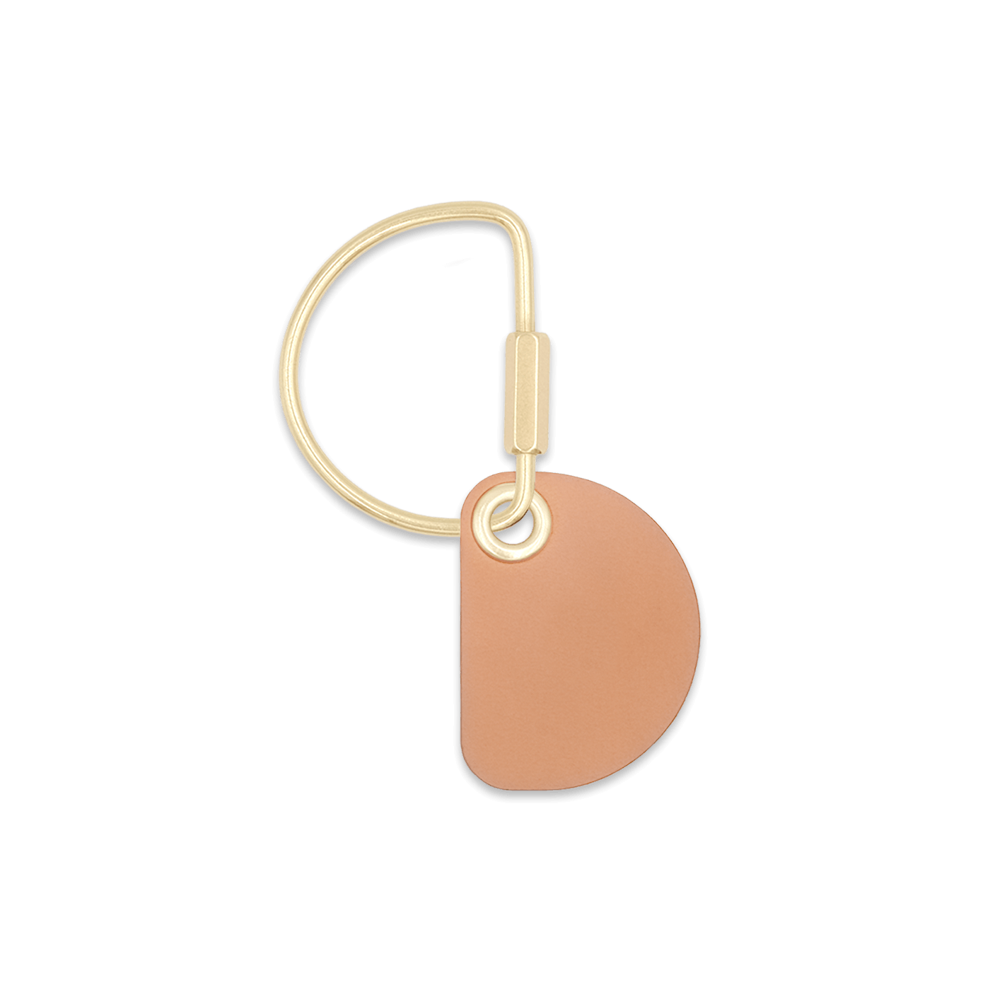Crescent Keychain in Natural