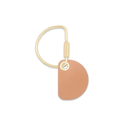 Crescent Keychain in Natural