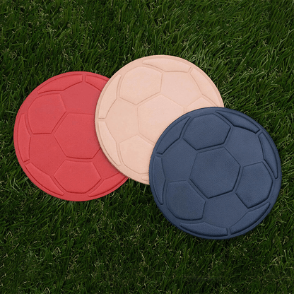 Custom Round Leather Coasters