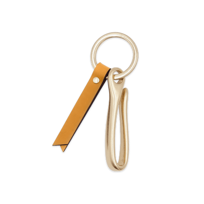 FishHook Keychain in gold
