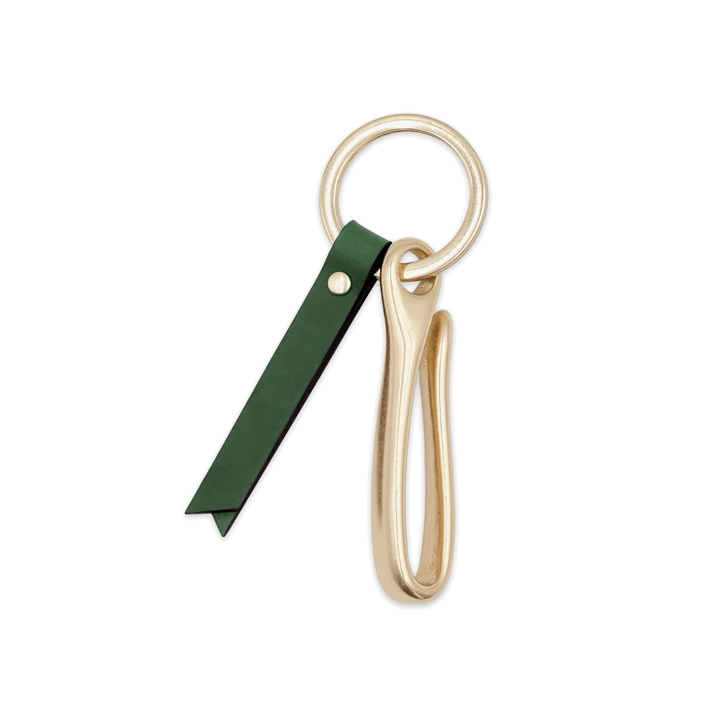 FishHook Keychain in Green