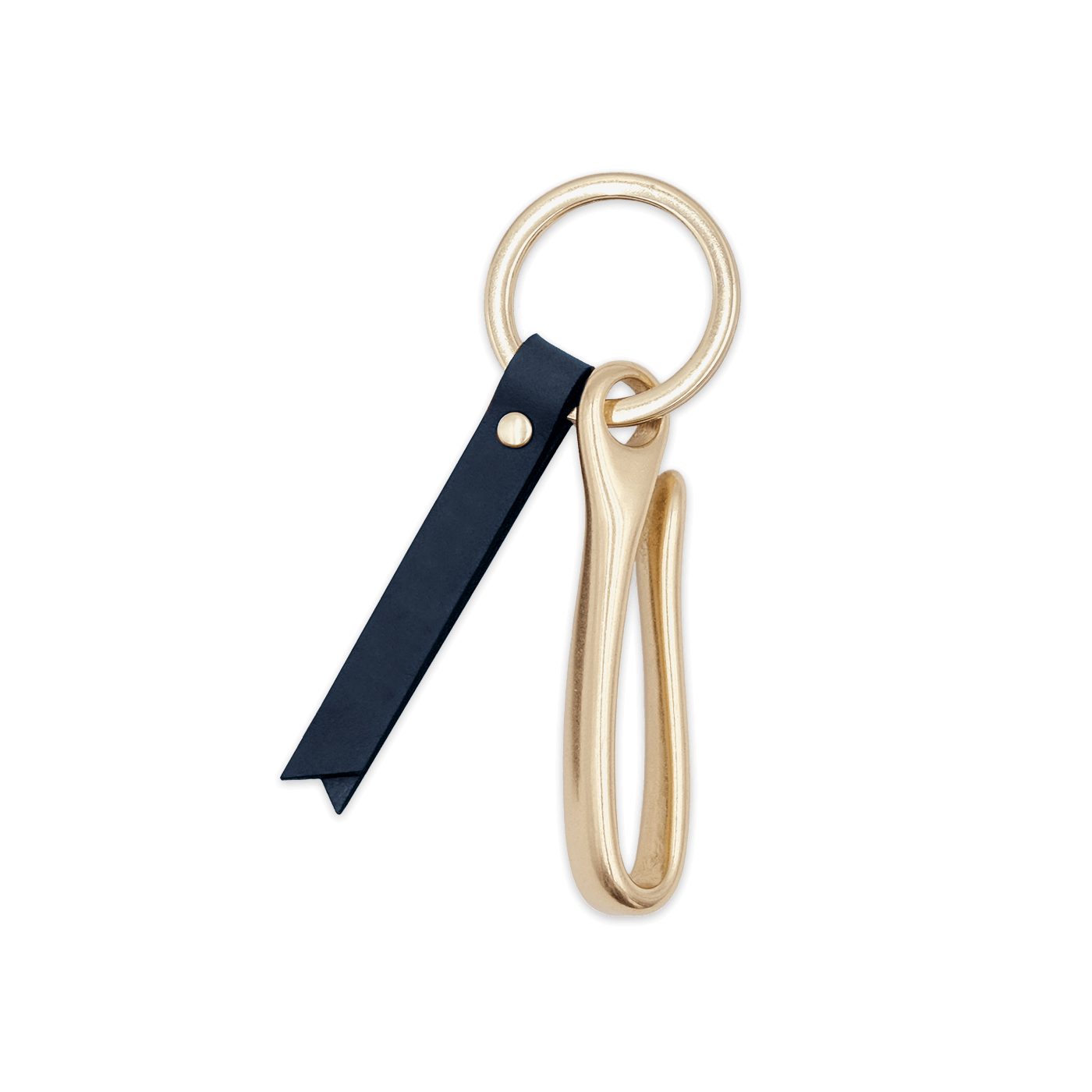 FishHook Keychain in Navy