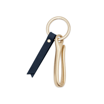FishHook Keychain in Navy
