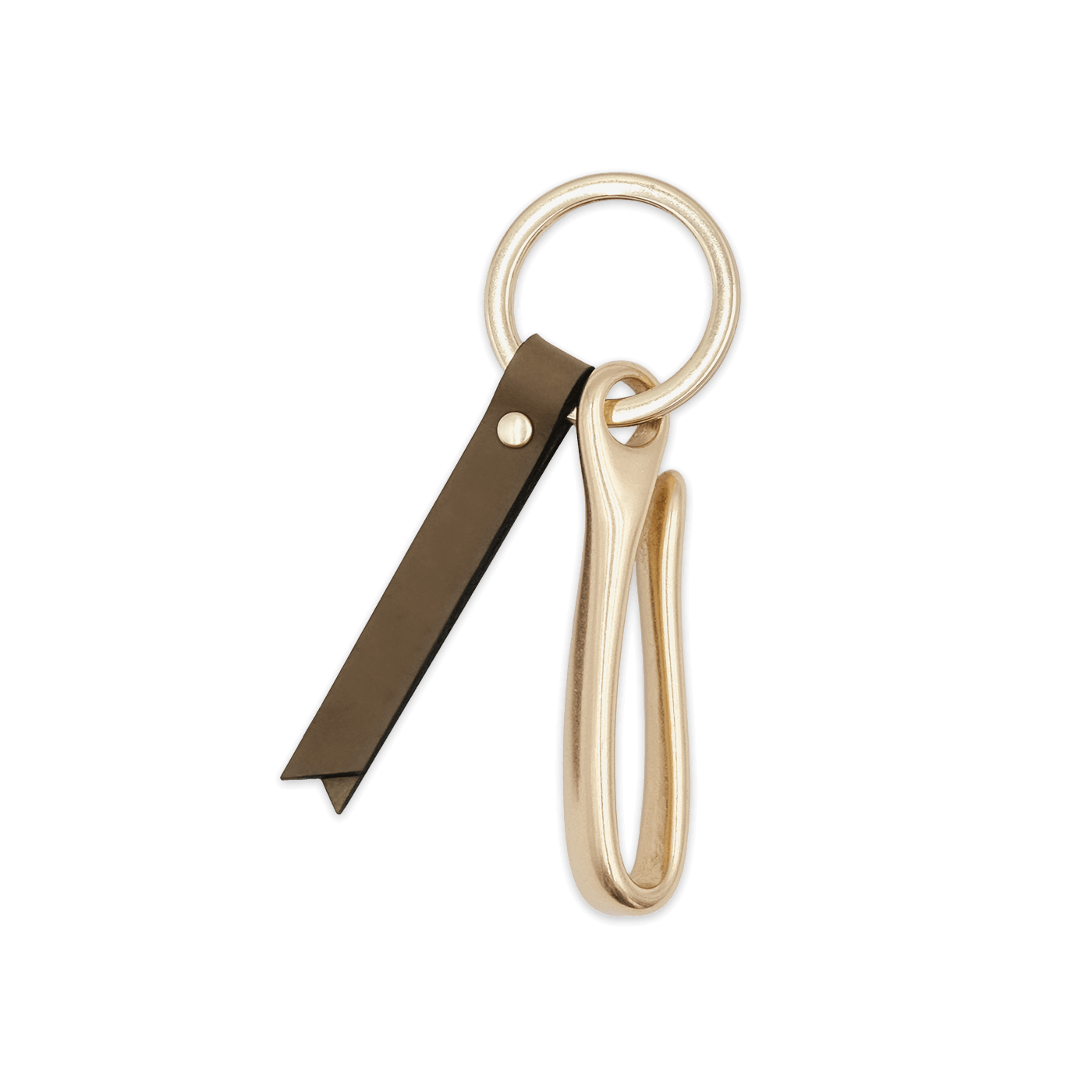 FishHook Keychain in Olive