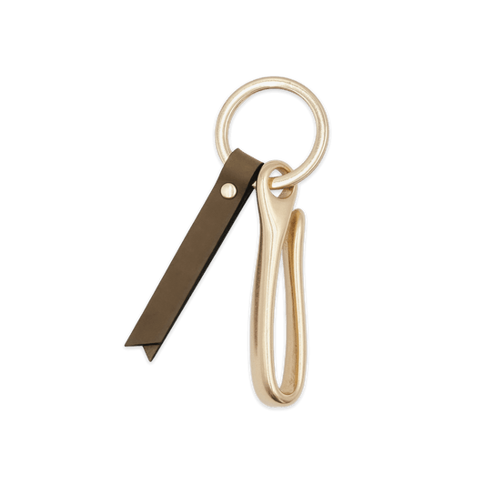 FishHook Keychain in Olive