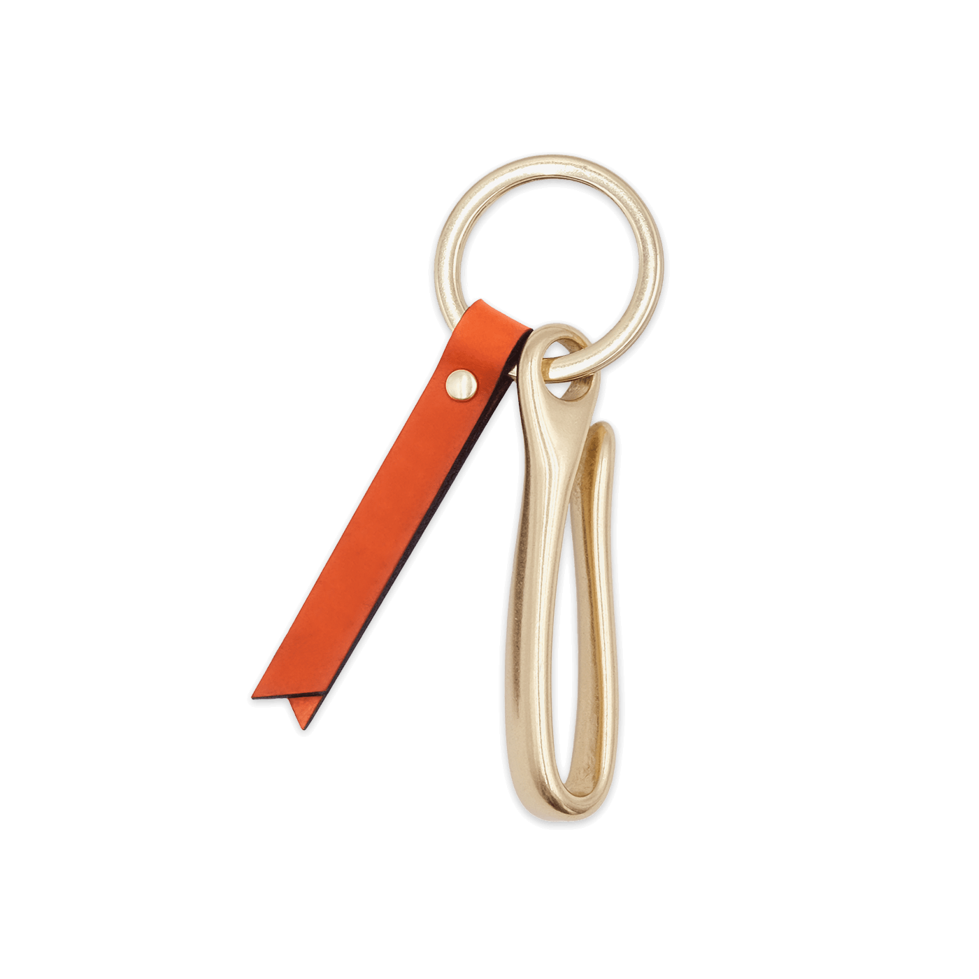 FishHook Keychain in Orange