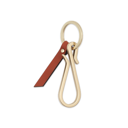 Hairpin Keychain in Brown