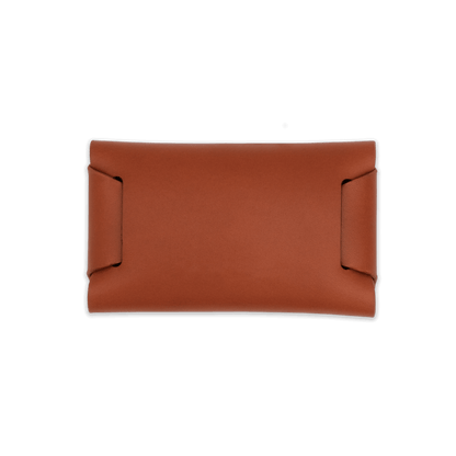Business Card Holder in brown leather.
