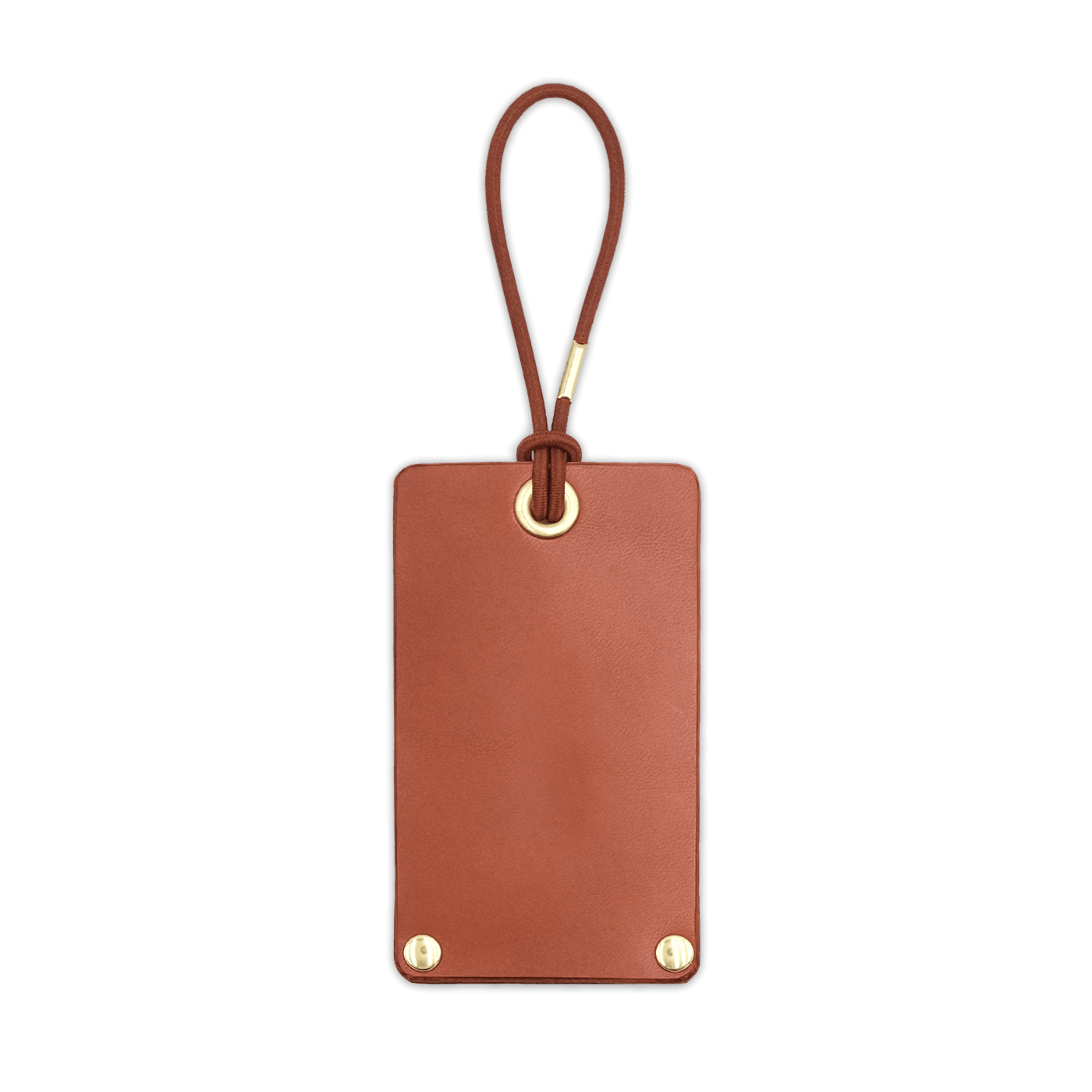 Premium Luggage Tag in Brown.