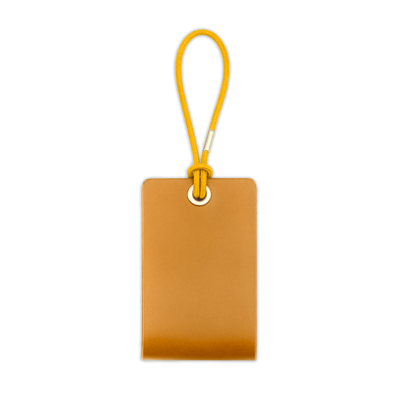 Standard Luggage Tag in Gold.