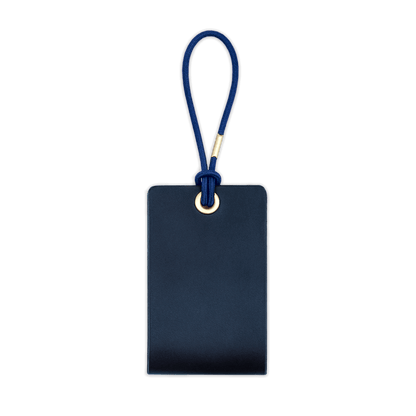 Standard Luggage Tag in Navy.