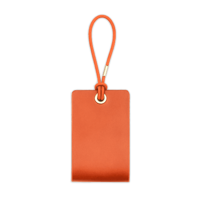 Standard Luggage Tag in Orange.