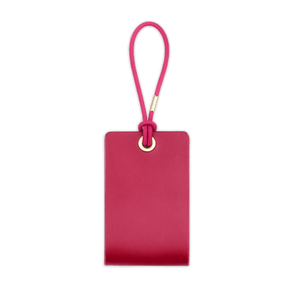 Standard Luggage Tag in Pink.