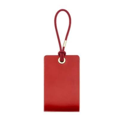 Standard Luggage Tag in Red.