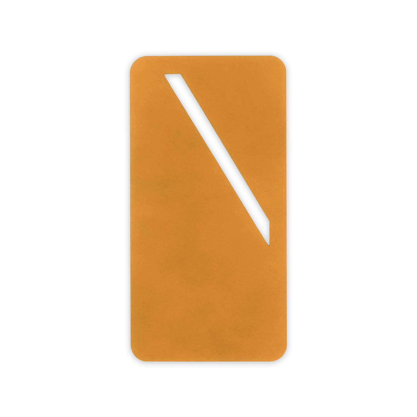 Gold leather bookmark 