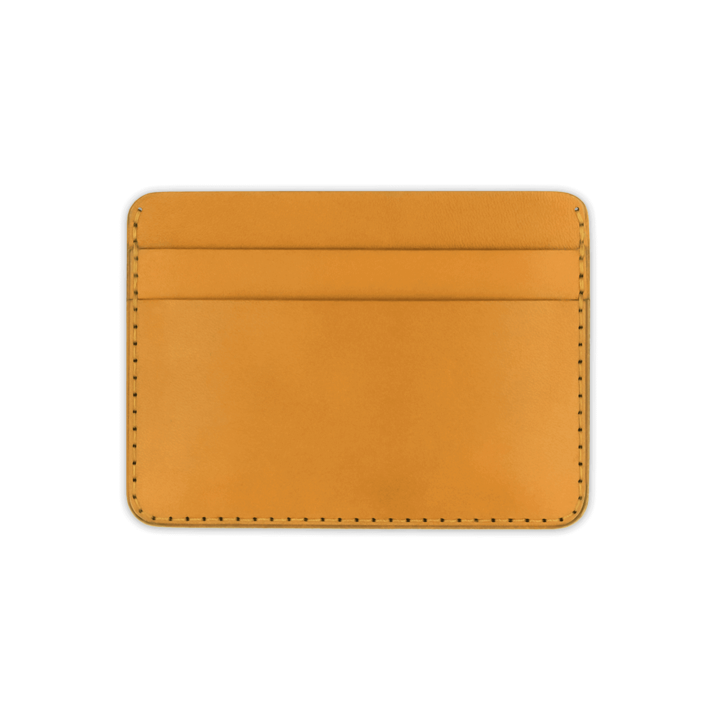 Gold leather cardholder