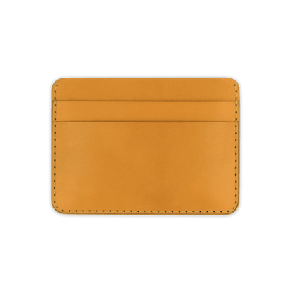 Gold leather cardholder