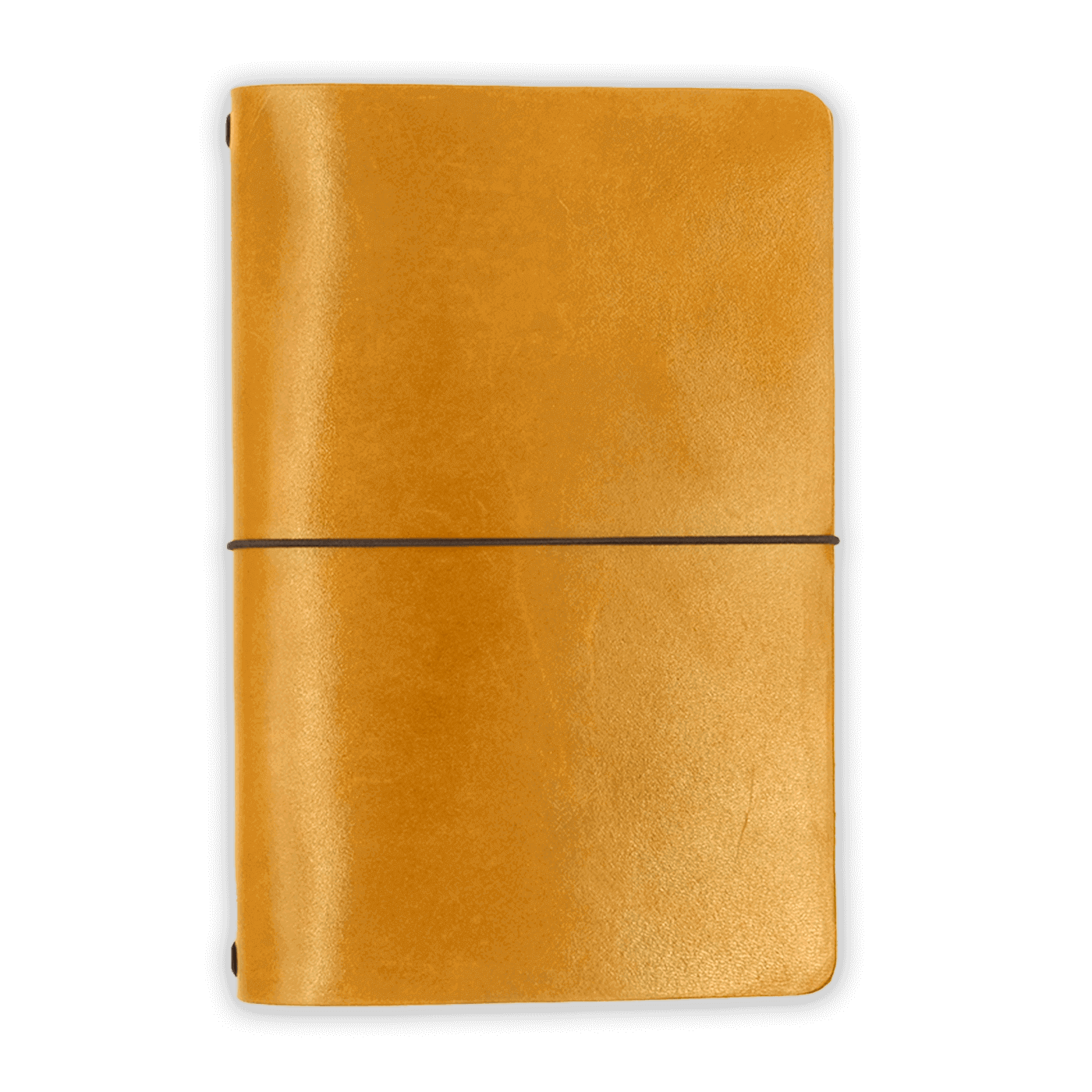 Gold leather notebook cover