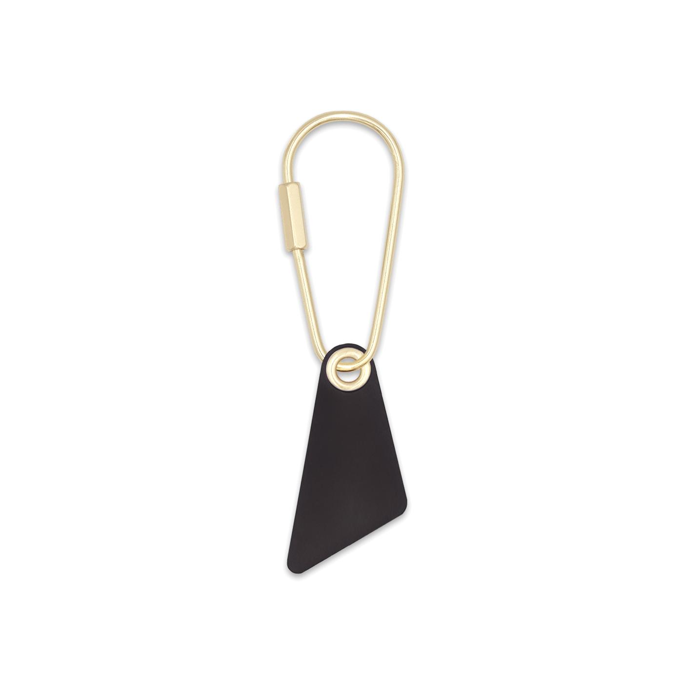Teardrop Keychain in Black