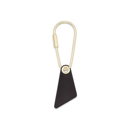 Teardrop Keychain in Black
