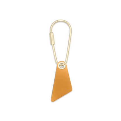 Teardrop Keychain in  Gold