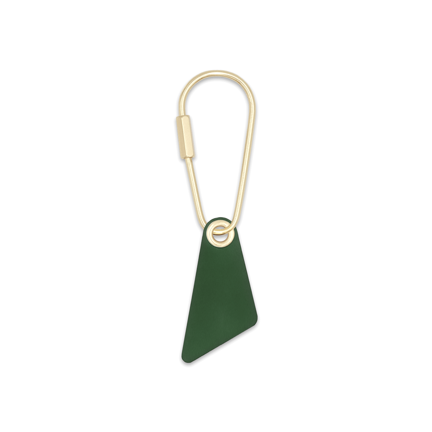 Teardrop Keychain in Green