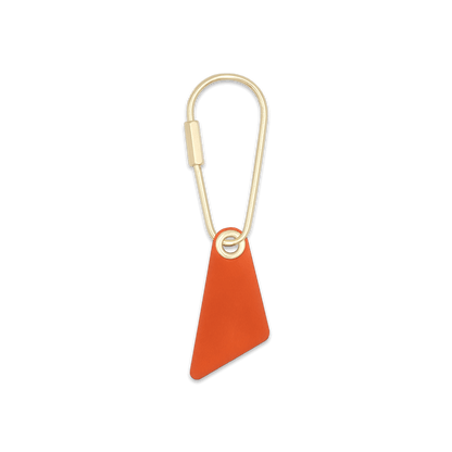 Teardrop Keychain in  Orange