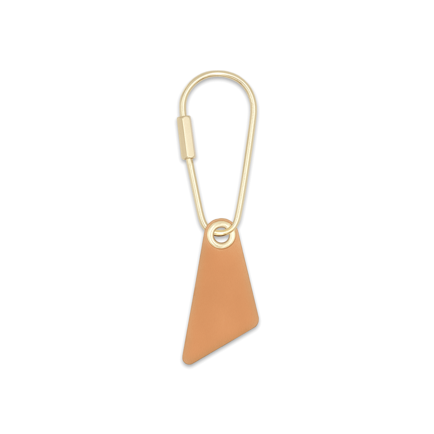 Teardrop Keychain in Tan